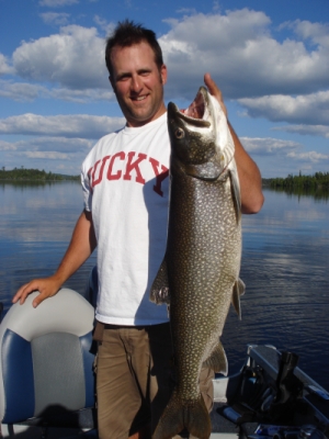 huge lake trout canada