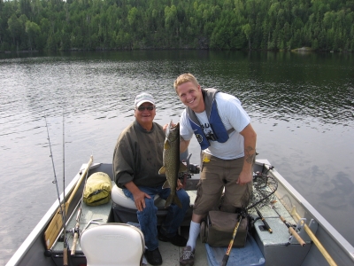 Trout fishing with guide