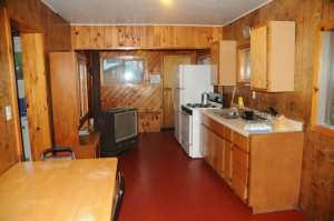 Muskie cabin kitchen
