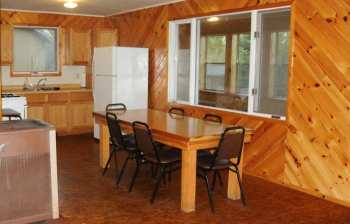 Smallie cabin kitchen
