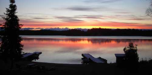 Sunrise over Barker Bay